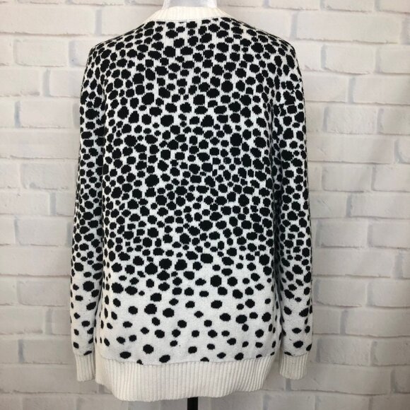 Mara Hoffman Knit Strata Sweater Size S Black White - Picture 3 of 6